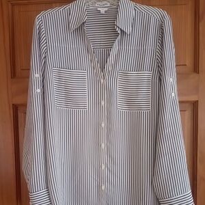 Portofino shirt Express - XS - Black White striped